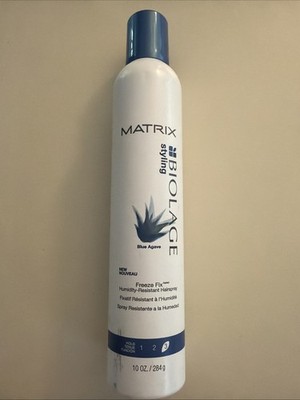 Matrix Biolage Styling Blue Agave Freeze Fix Humidity Resistant Hairspray 10 oz