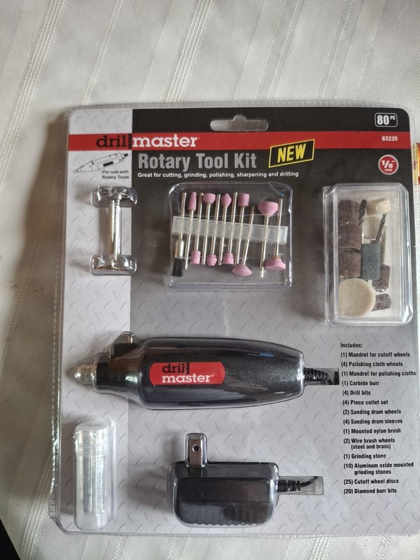 Rotary Tool Kit by Drill Master, #63235, New