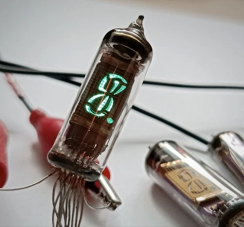 1 pcs vintage IV-2 VFD tube nixie clock luminescent indicator USSR RARE