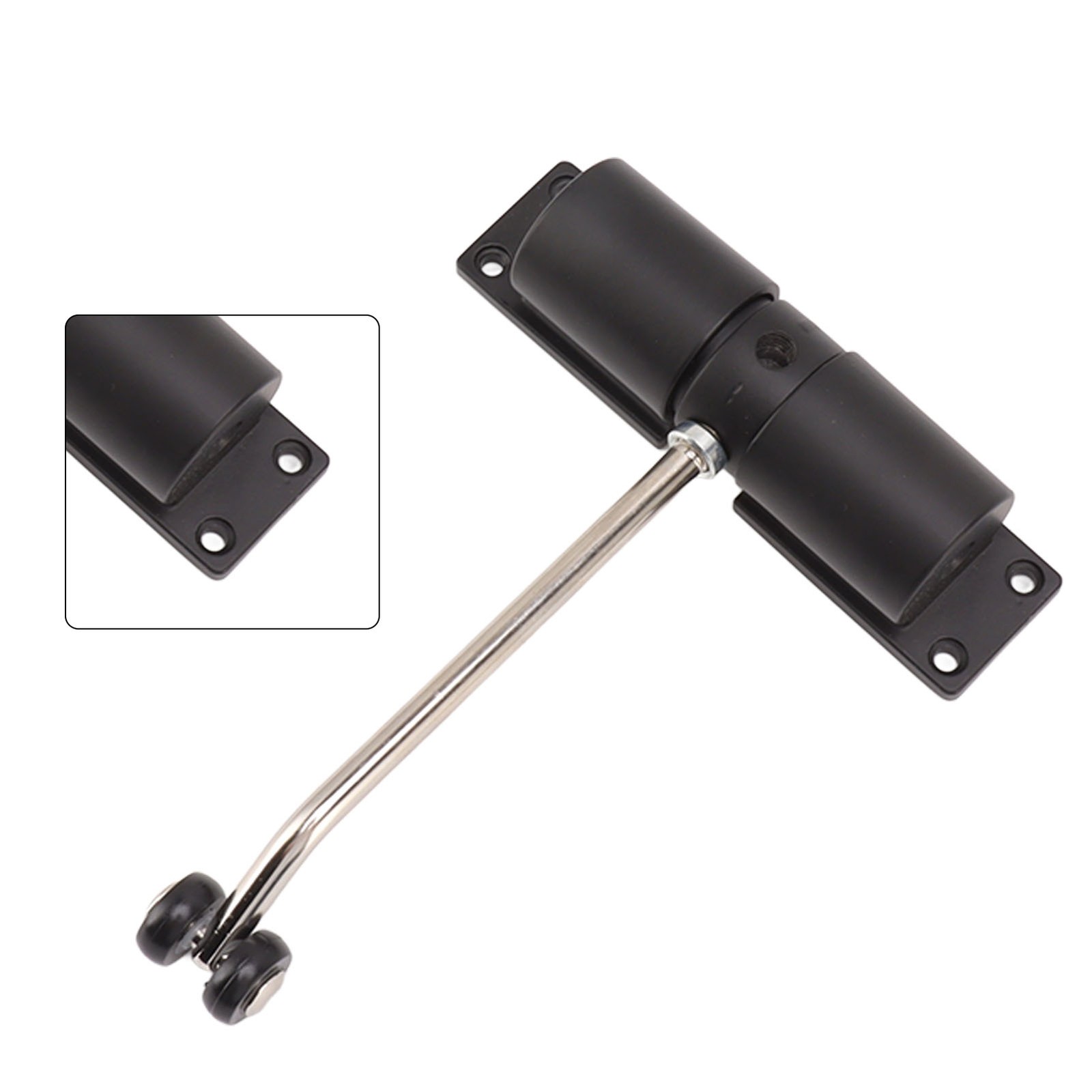 .Automatic Door Closer Quiet Safe Aluminum Alloy Self Closing Door Mechanism For