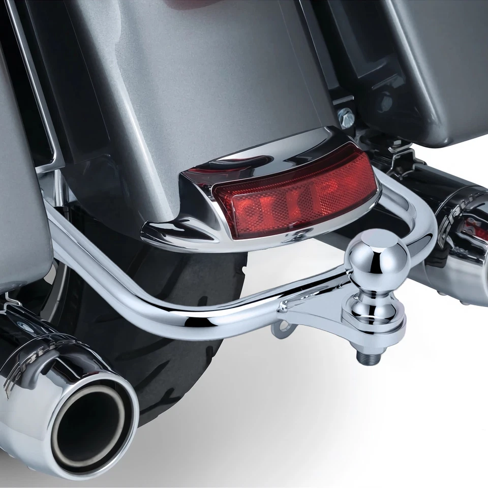 Chrome Trailer Hitch Tow Fit For Harley Touring Electra Street Glide 2009-2013 - Изображение 4 из 4