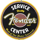 VINTAGE FENDER GUITARS PORCELAIN STRATOCASTER SIGN SALES SERVICE GAS OIL AMP