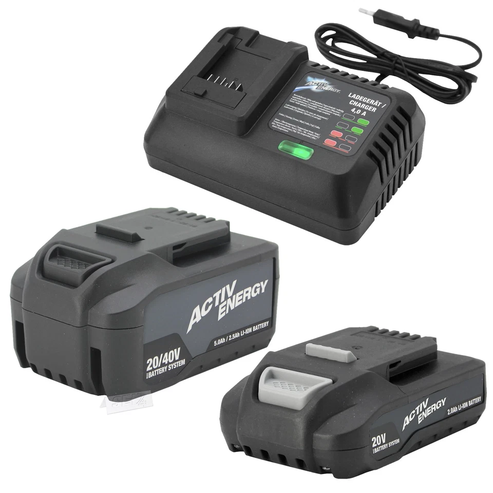 ACTIV ENERGY Active Energy Akku 20V oder 40V oder Ladegerät für u.a. Ferrex LI-ION Battery