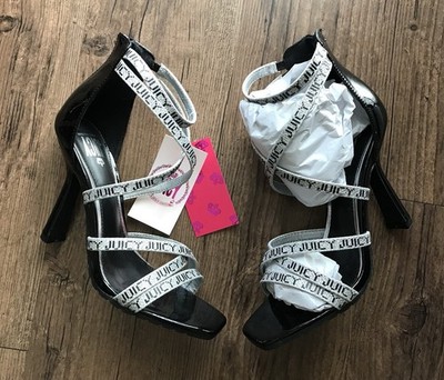 Juicy Couture Black Heels J-Gabrielle 8M Brand New