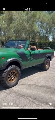 1973 International Scout Pocket Style Fender Flares Compatible 2 Bushwacker 4pcs