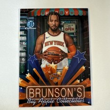 2025-26 Bowman Chrome Basketball Hobby Stars Jalen Brunson #HS-11 Knicks 052/125