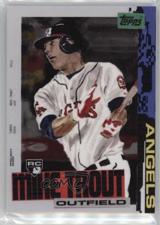 2020 Topps Project 2020 2011 Topps Update /33818 Mike Trout by Jacob Rochester