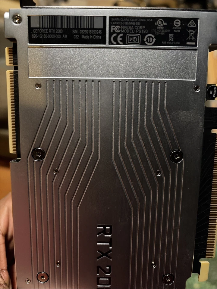 NVIDIA GeForce RTX 2080 Graphics Card PG180 690-1G180-0000-000 - image 3 of 4