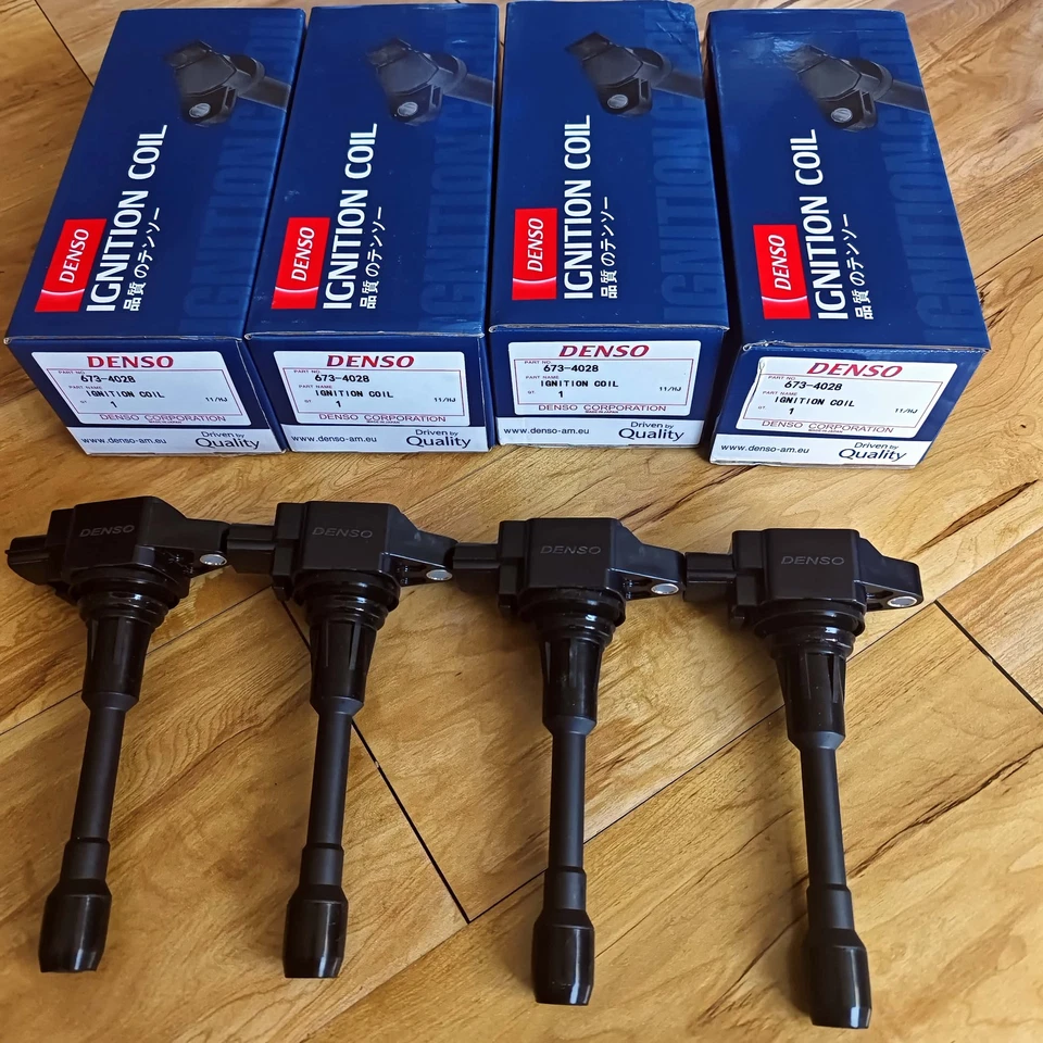 4x DENSO Direct Ignition Coils-Coils 673-4028 For 2007-2020 Nissan INFINITI NEW Foto 2 de 4