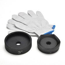 Yessources 3" Hydraulic Knockout Punch Die Mold for Hole Cutter 3/4"-16UN Thread