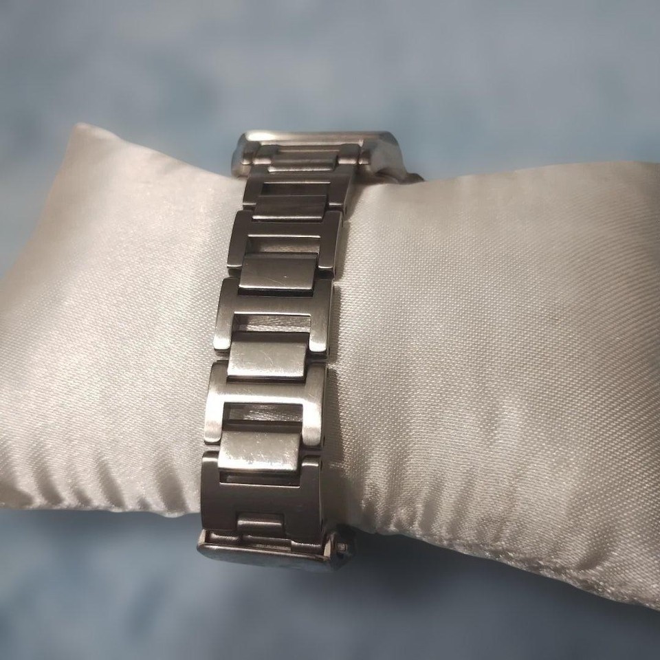 SEIKO Lukia 1B32 Women's Solar Watch Rectangular Blue Dial | eBay