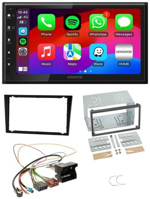 Kenwood MP3 USB DAB 2DIN Bluetooth Car Stereo for Opel Combo C Omega B Corsa C AB