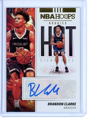 #ad #ad Brandon Clarke Hot Signatures Rookies 2019 20 Hoops #HR BCL $5.97