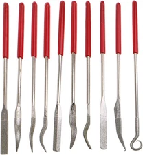 10 Pieces 3X140Mm Diamond Mini Needle File Set Hand Tools for Ceramic Glass Gem