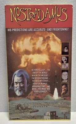 Nostradamus: History Predictions Are Accurate & Frightening (VHS, 1988)