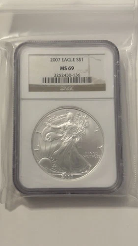 2007 American Silver Eagle NGC MS-69