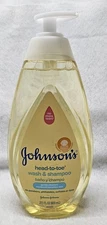 Johnson's Head-To-Toe Tear-Free Baby Bath Body Wash And Shampoo, 27.1 FL OZ/New