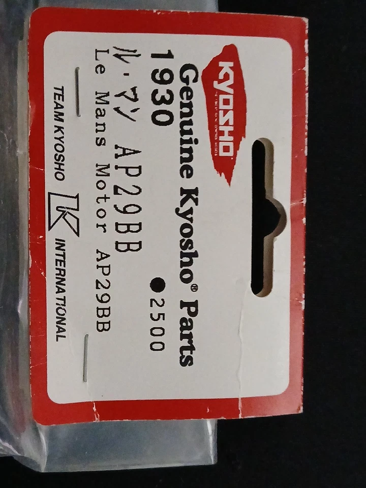 Vintage Kyosho Le Mans AP29BB Bushed Motor New Factory Sealed Rare - Image 4 of 4