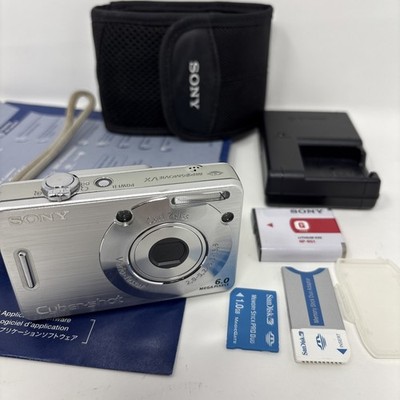 Sony Cyber-shot DSC-W50 6.0MP digital compact camera Tested and Working