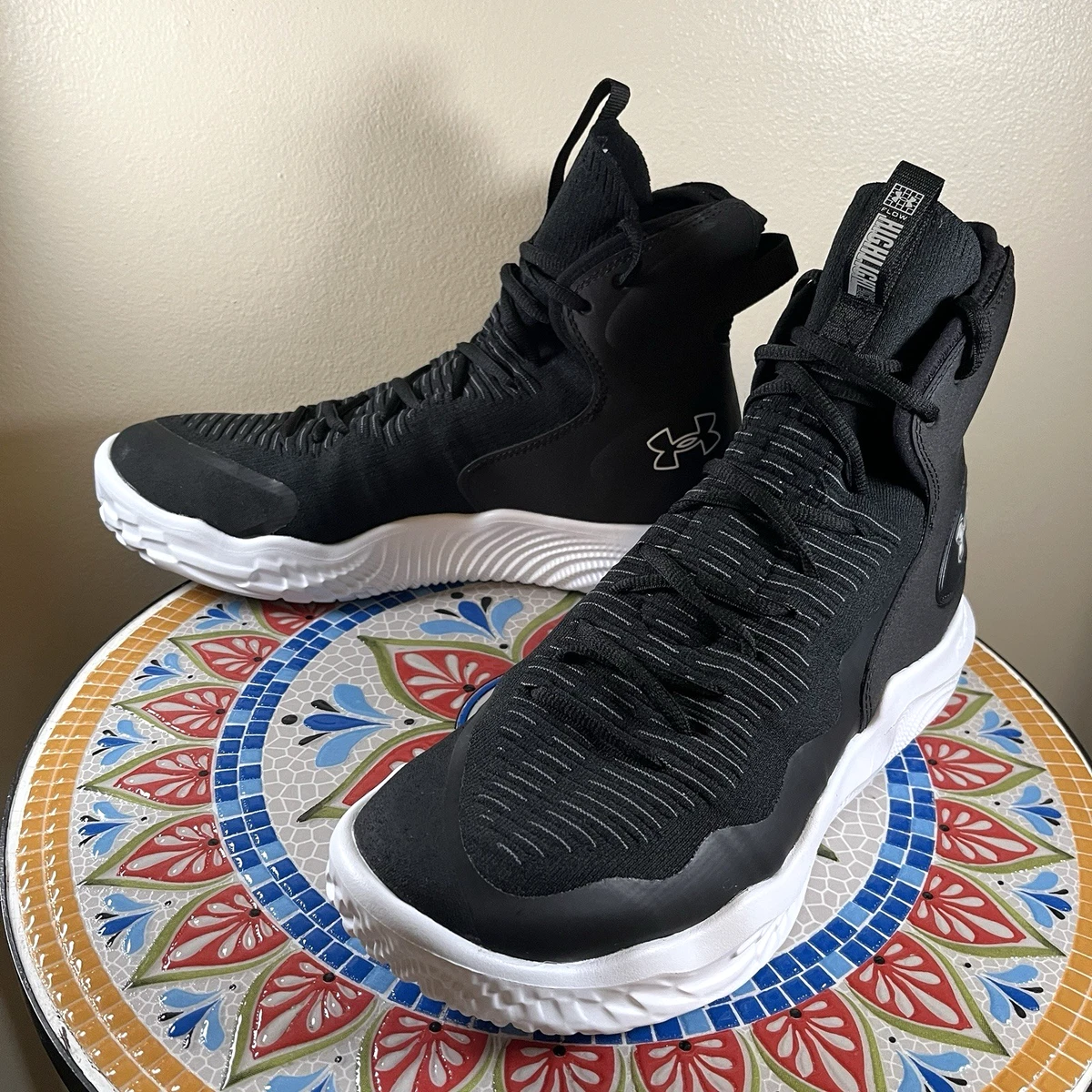 Under Armour UA Ace Highlight Mens Sz 12.5 Court Sneakers  display picture 1