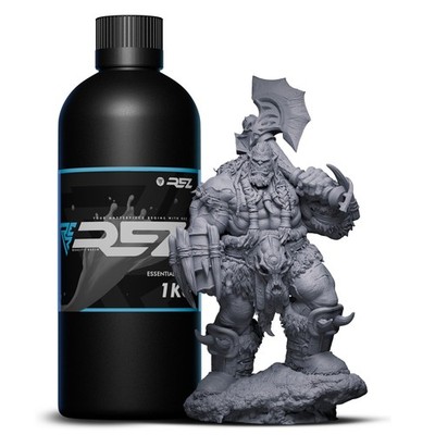 Rez Resin 1 kg, Essential Grey UV Photopolymer Resin for SLA/DLP/LCD 3D Print...