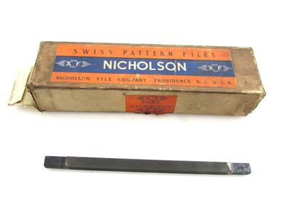 LOT OF 4 NICHOLSON 6'' FILE, PAR MACH CUT 3, STYLE 29, FLAT SWISS PATTERN