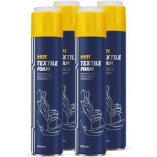 MANNOL TEXTIL SCHAUM FOAM REINIGER 4x 650ml POLSTERREINIGER SITZE TEPPICH TÜREN