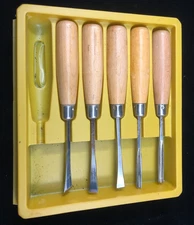 5 Piece Set, 6" Wood Carving Chisels ~SAVE~