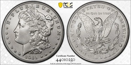 2021 Morgan Dollar 100th Anniversary PCGS MS69