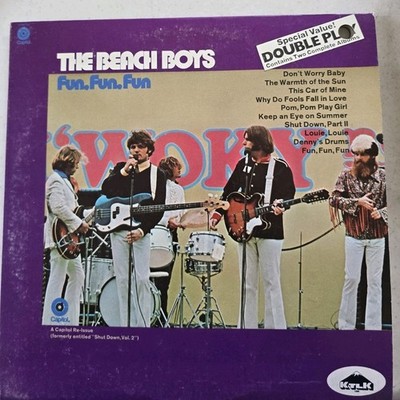 THE BEACH BOYS 1971 FUN, FUN, FUN GATEFOLD 2LP COMPILATION SBB-701