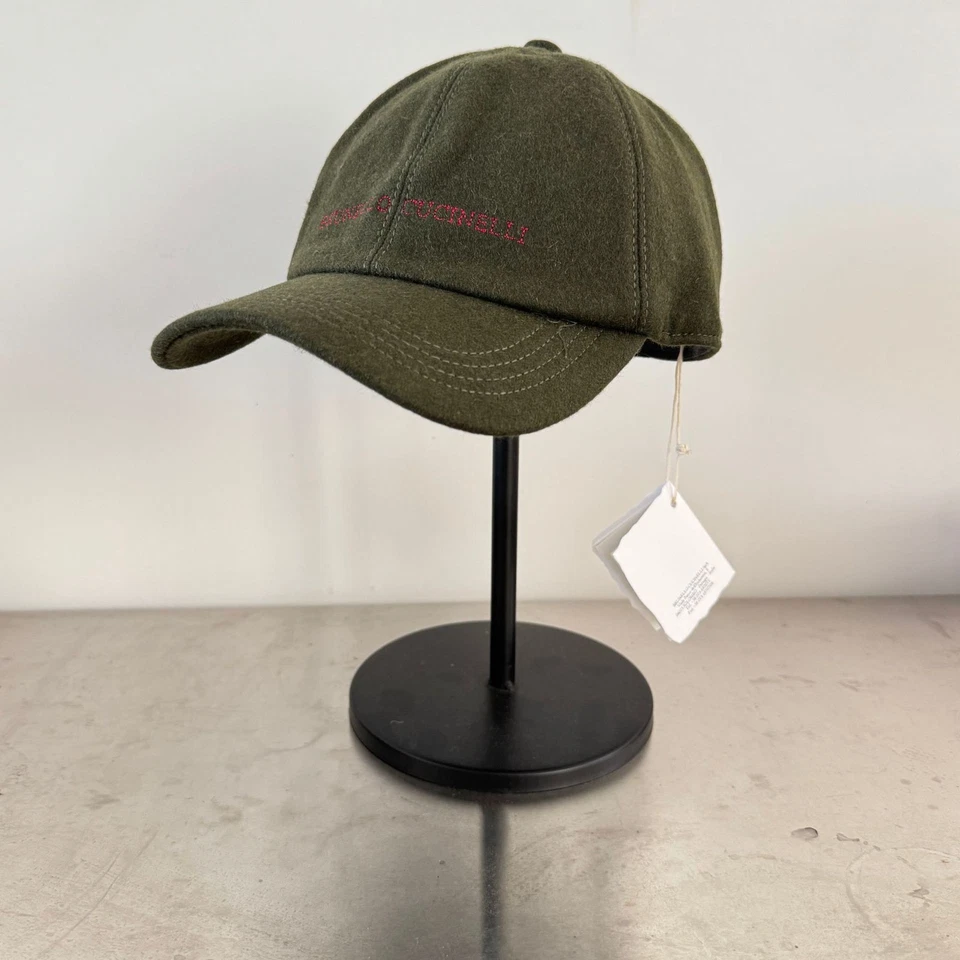 Brunello Cucinelli Wool Duckbill Cap Autumn Winter Luxury Unisex Fashion Hat - Image 2 of 4