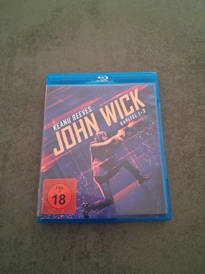 John Wick, Kapitel 1-3, Keanu Reeves, Blu-Ray, FSK 18