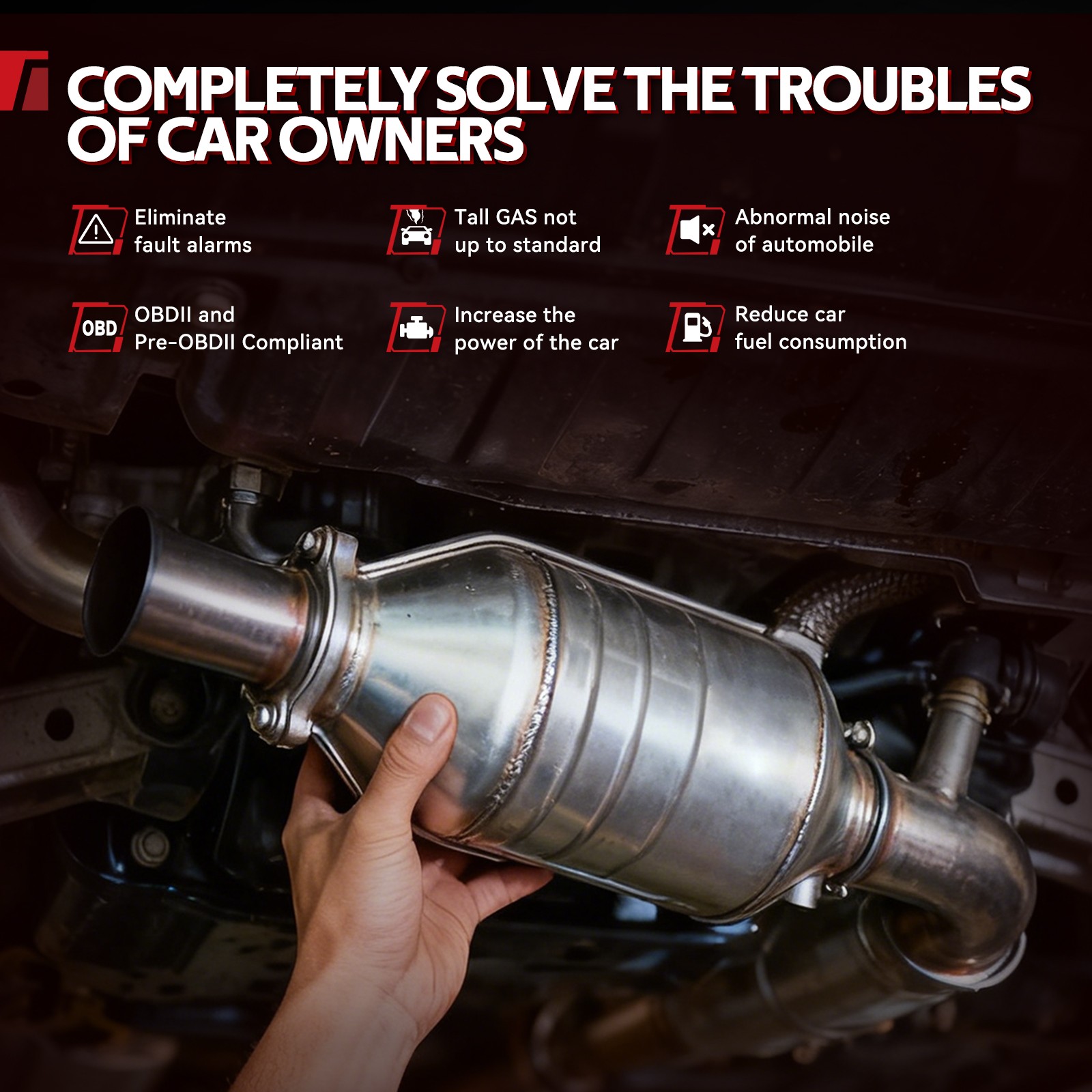 Lotus Esprit 1979-1989 Catalytic converter P/N 602203