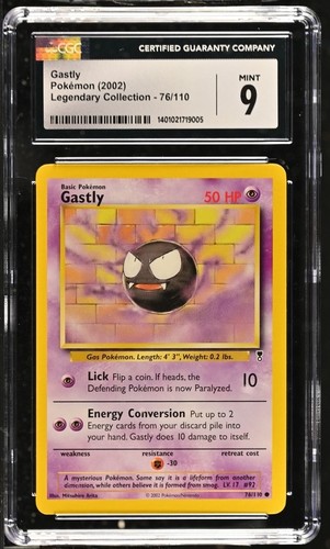Gastly graded CGC 9 for sale on eBay
