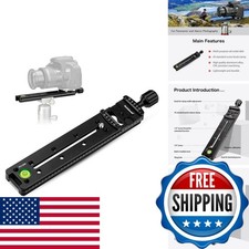 Koolehaoda 200mm Camera Rail Nodal Slide Metal Quick Release Plate Clamp