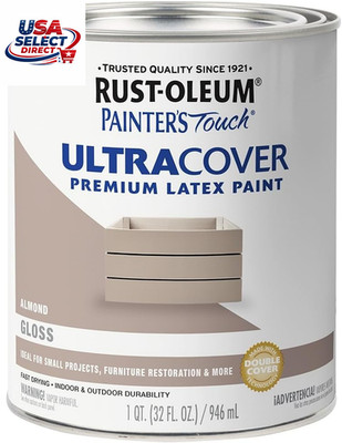 2-Pack 1 Qt Almond Painter's Touch 2X Ultra Cover Premium Latex Paint