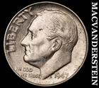 1947-D Roosevelt Dime- Silver- Scarce Better Date No Reserve #J7130