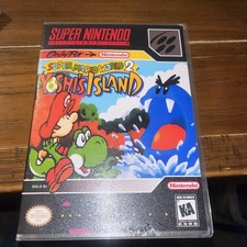Super Mario World 2 Yoshi’s Island SNES Authentic Cartridge  Working Read