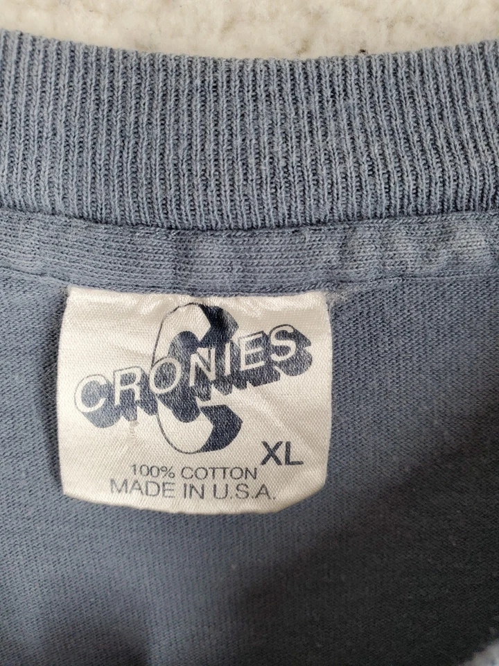 Camiseta De Colección Y2K Curious George Para Hombres XL Azul Cuadrada Enfermera Médica Médica Médica Doctora Hecha en EE. UU. Foto 2 de 4