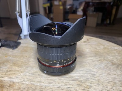 Rokinon 8mm f/3.5 Fish-eye CS II Lens For Sony A-Mount RARE READ