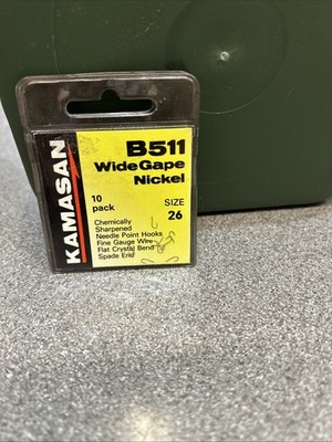 Kamasan B511 Widegape Nickel Größe 26 