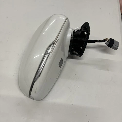 2018-2020 KIA STINGER RIGHT FRONT POWER HEATED AUTO-DIM DOOR MIRROR PEARL WHITE