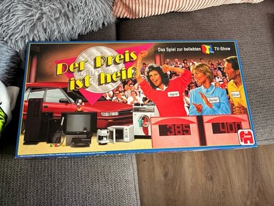 Jumbo - Brettspiel - Der Preis ist heiß - 1990 Vollständig - z.T. Original Verpa