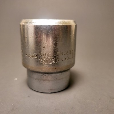 Proto Challenger 1-3/8  socket 12 point 3/4  drive made in USA 1844