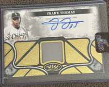 2025 Topps Tier One Frank Thomas Autograph Relic /25 Chicago White Sox