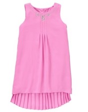 GYMBOREE FAMILY BRUNCH LIGHT PURPLE PLEATED EASTER DRESS w/ GEMS NECKLINE 7 NWT