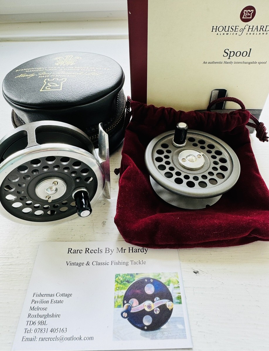 Rare Vintage Hardy Marquis Number 2/3 Fly Reel & Spool with Rare Vintage Hardy Marquis Number 2/3 Fly Reel & Spool with