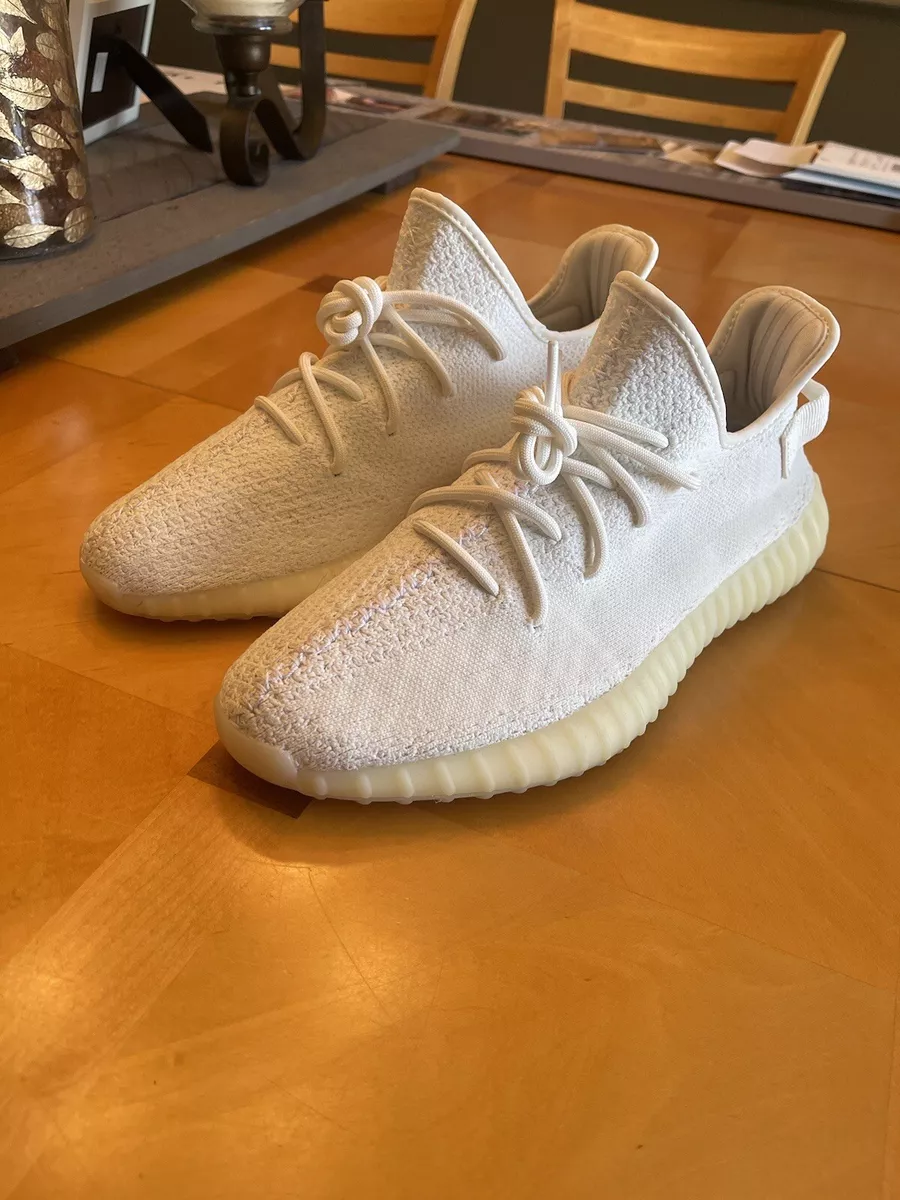 Size 11 USED adidas Yeezy Boost 350 V2 Low Cream White Triple White | eBay