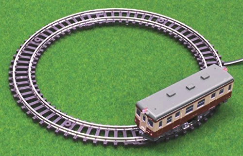 R091 Z gauge curved rail without track bed R45mm 180° 2 pieces R091 Railway - Image 3 of 4