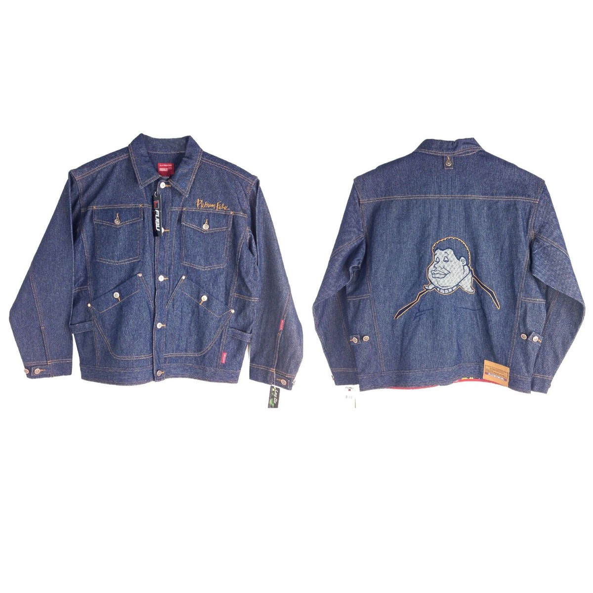 FUBU, MEN'S DENIM JEAN JACKETS, 100% COTTON LIMITED STYLE & SIZES